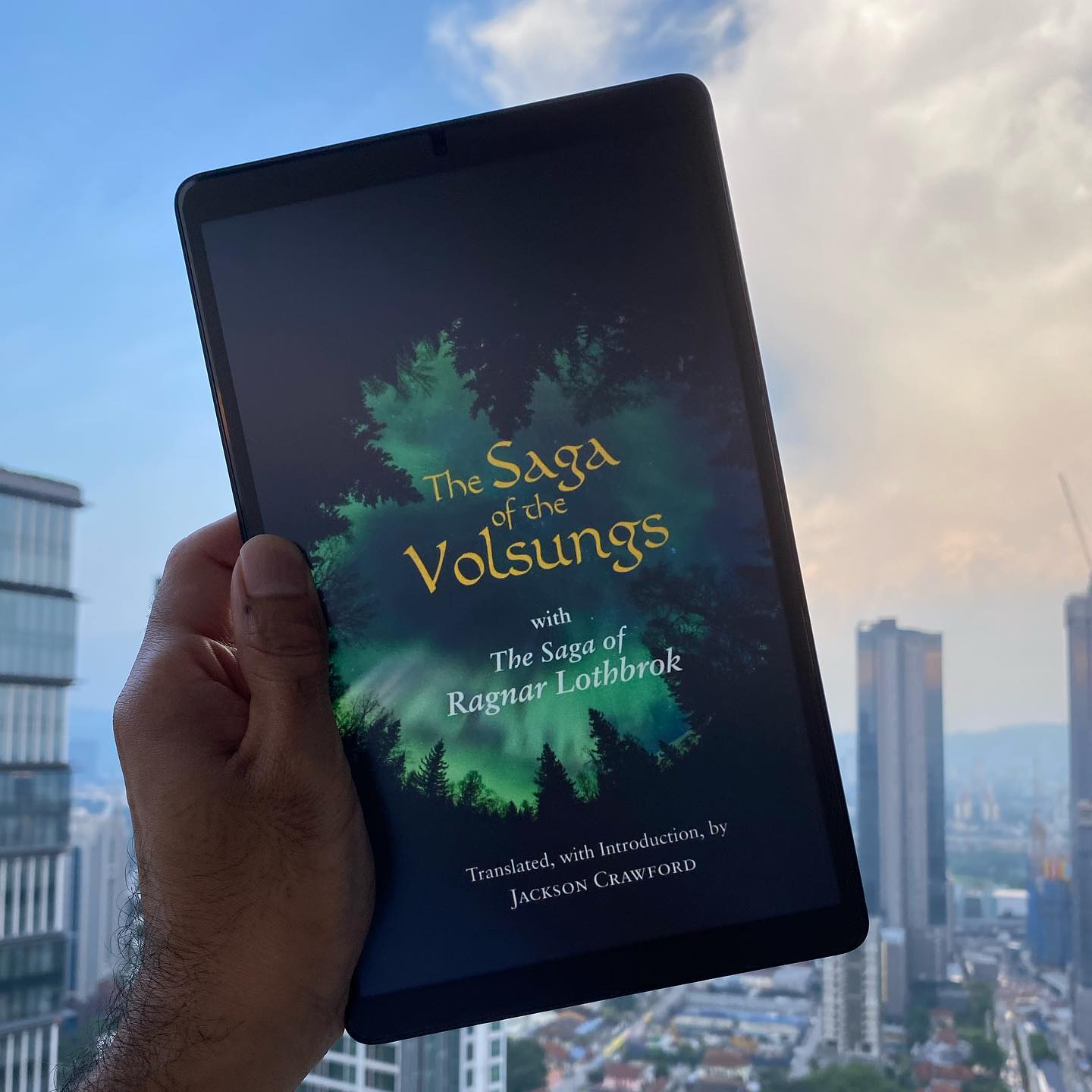 Book cover for The Saga of the Volsungs: With the Saga of Ragnar Lothbrok