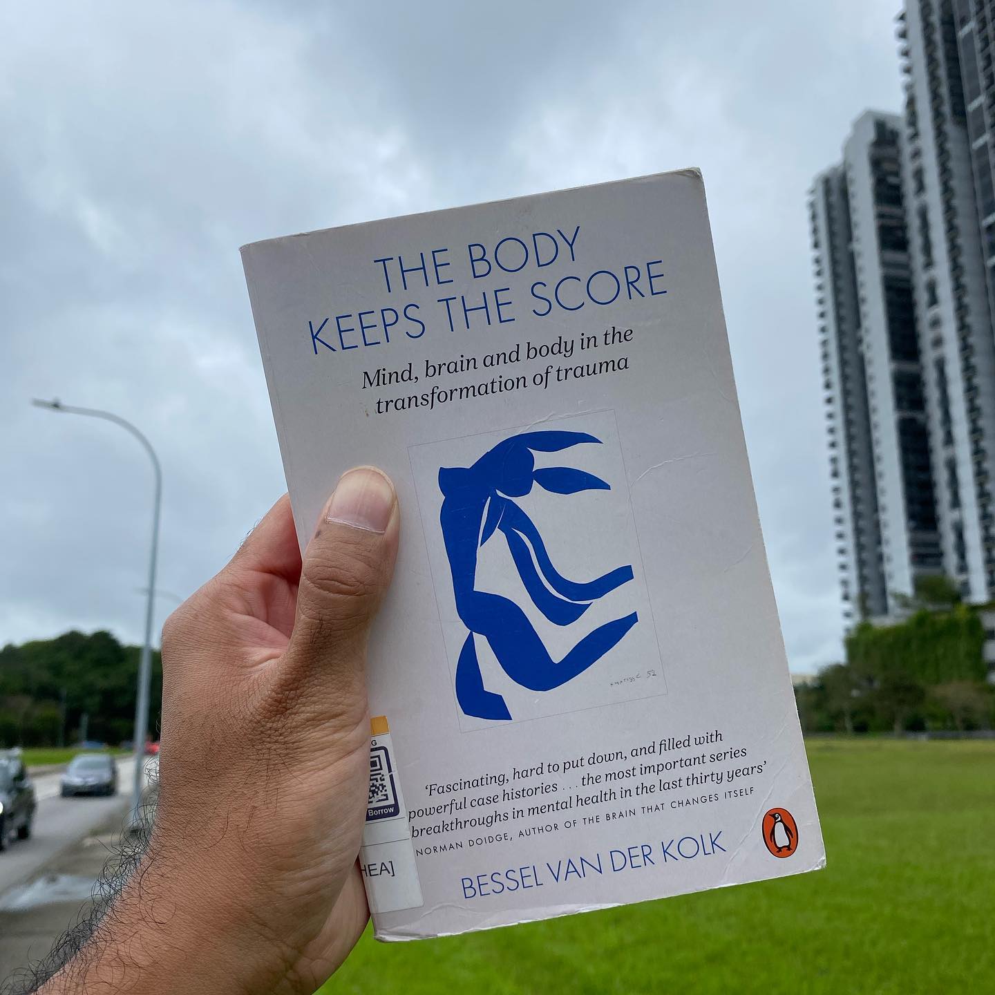 Book cover for The Body Keeps the Score