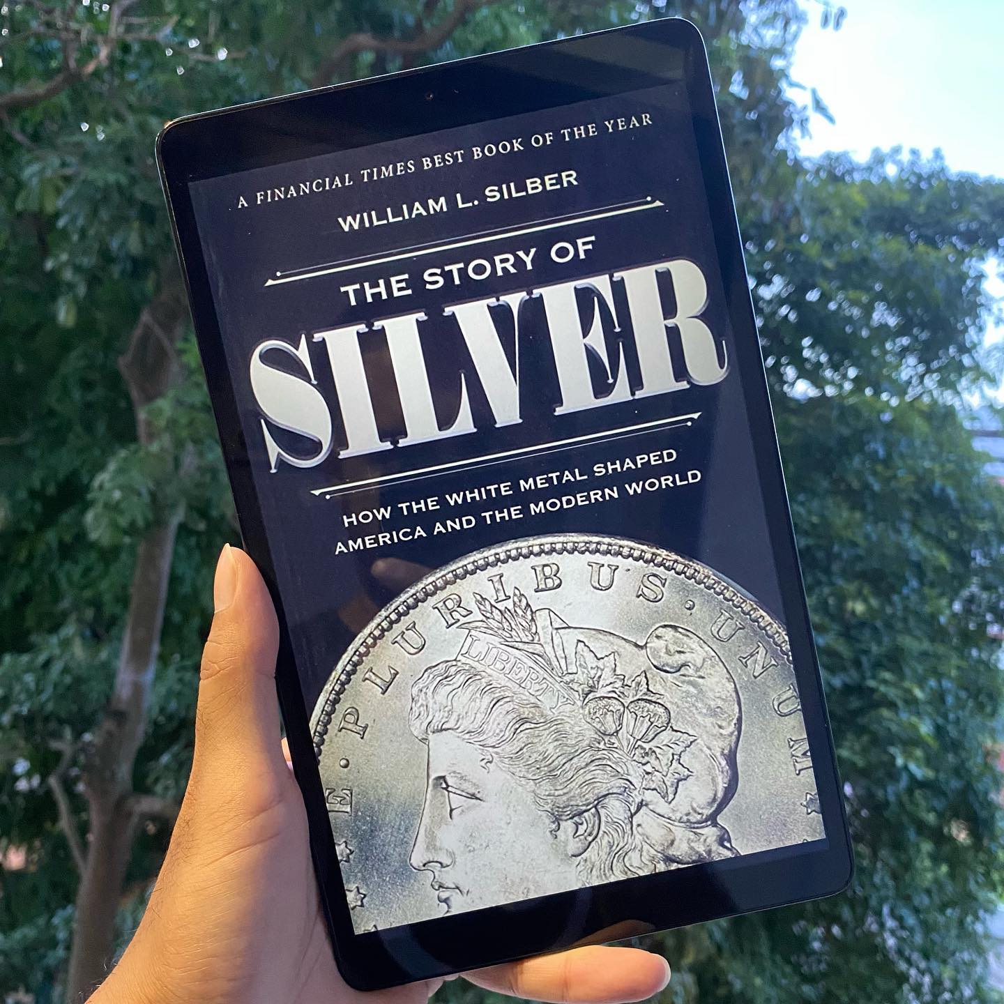 Book cover for The Story of Silver: How the White Metal Shaped America and the Modern World