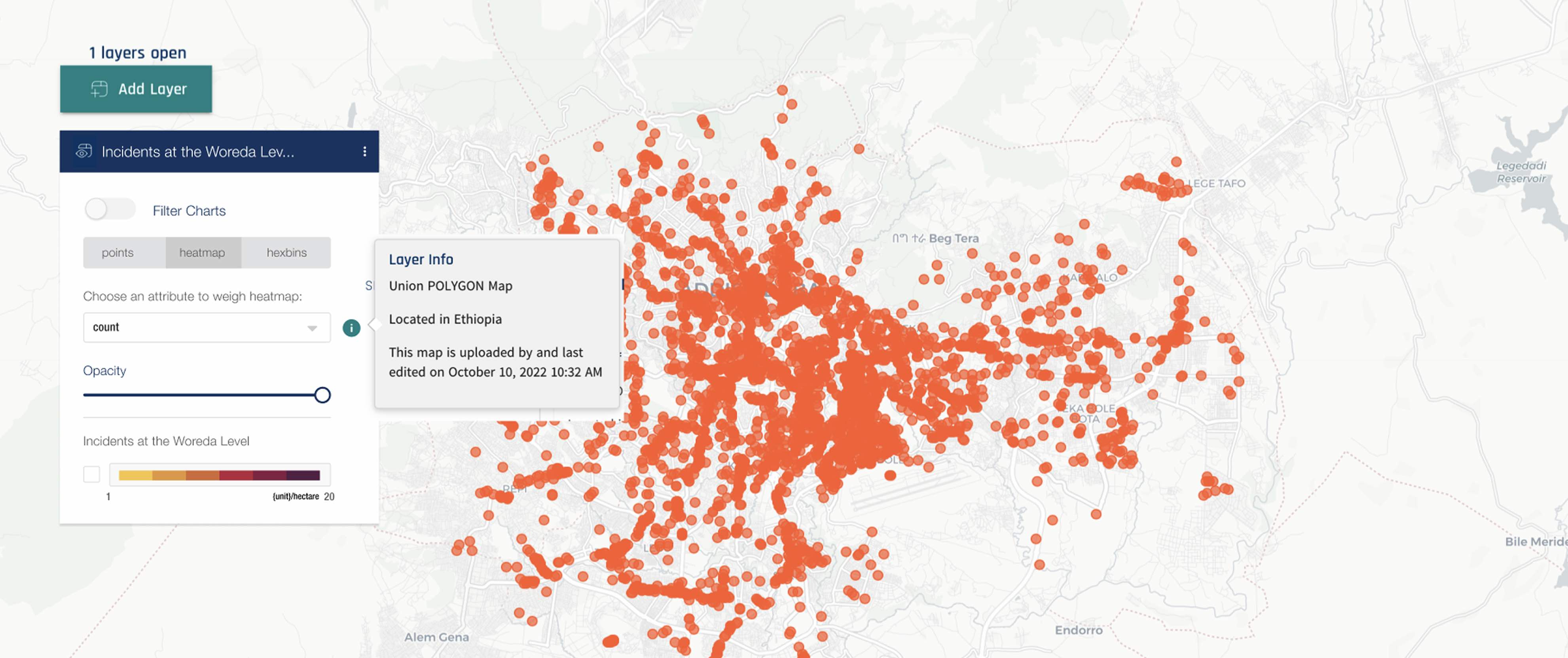 Screenshot of Community GIS Tool (CGIST) project