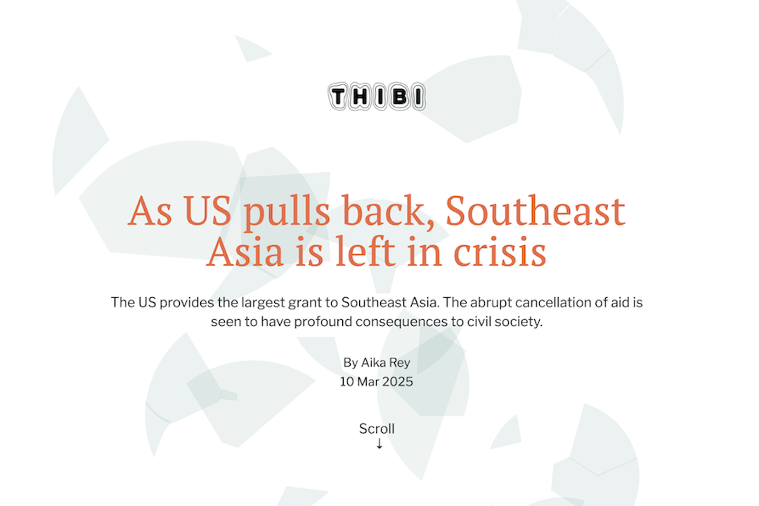 Screenshot of USAID Trump Southeast Asia Crisis Analysis project